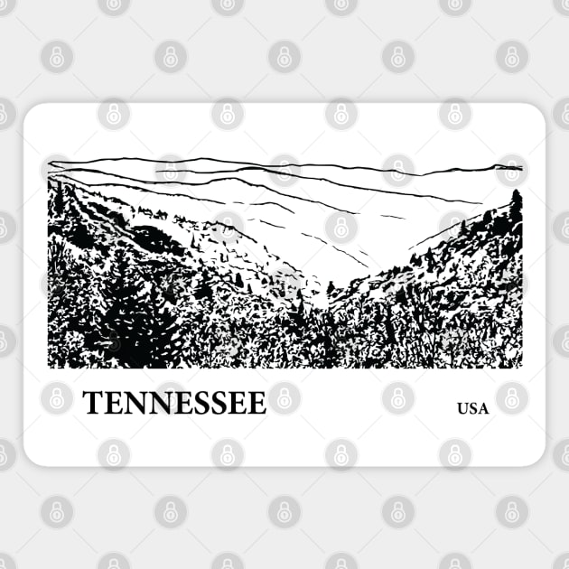 Tennessee USA Magnet by Lakeric